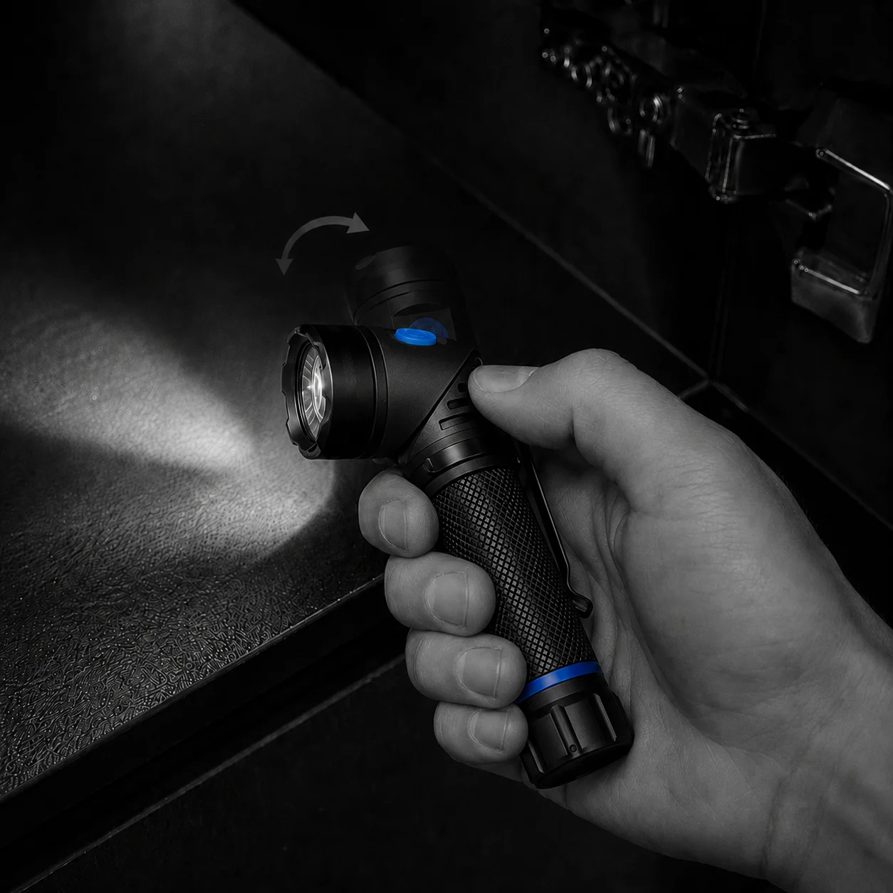 1000LM拐角手电筒 BT-FL8105 UV紫外COB工作灯
