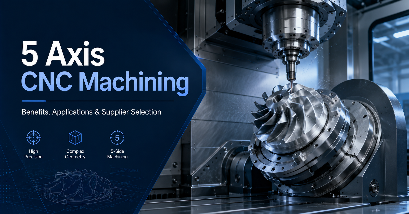 5 Axis CNC Machining: Benefits, Applications and Supplier Selection Guide