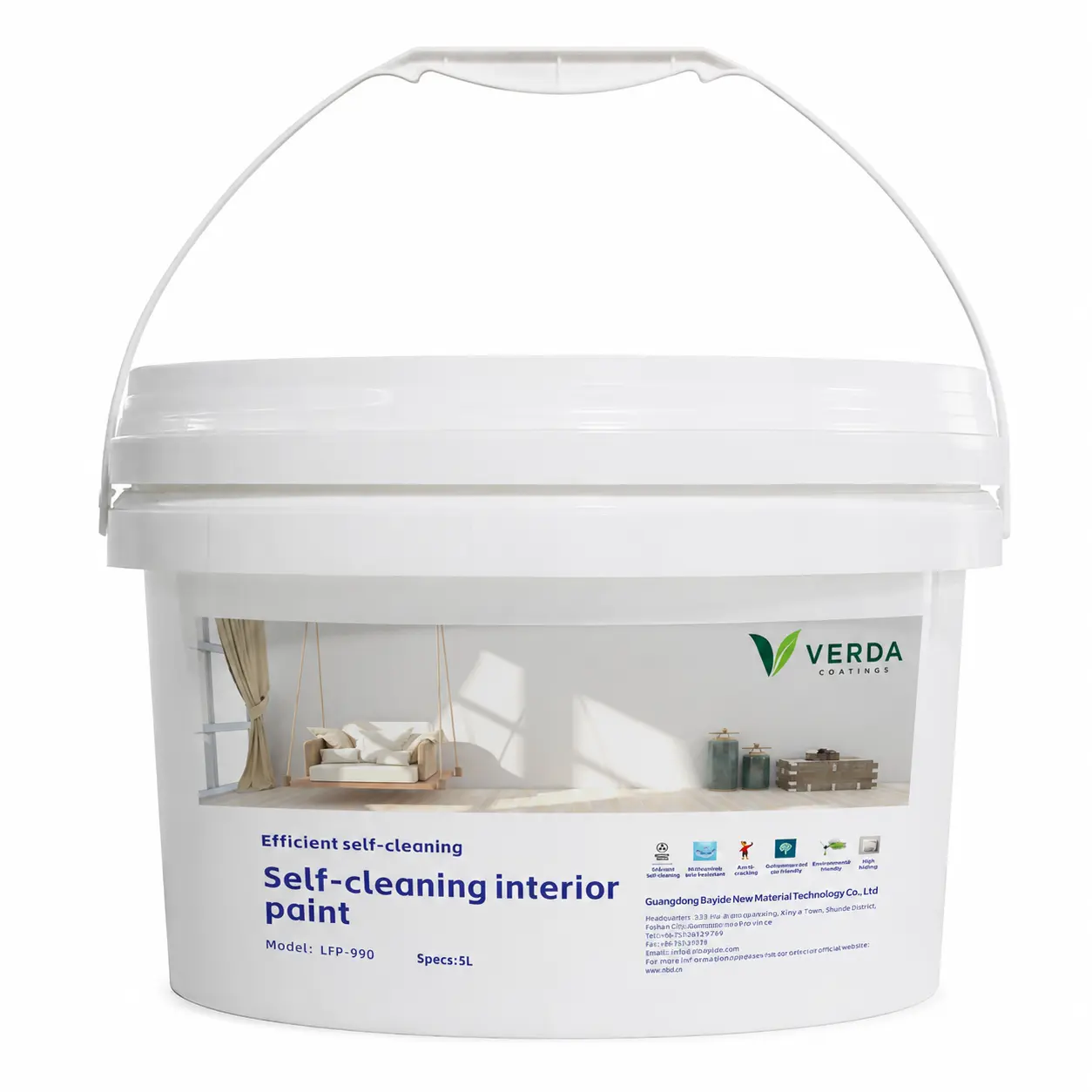 Interior Wall Paint Manufacturer Guide for Self-Cleaning Coatings