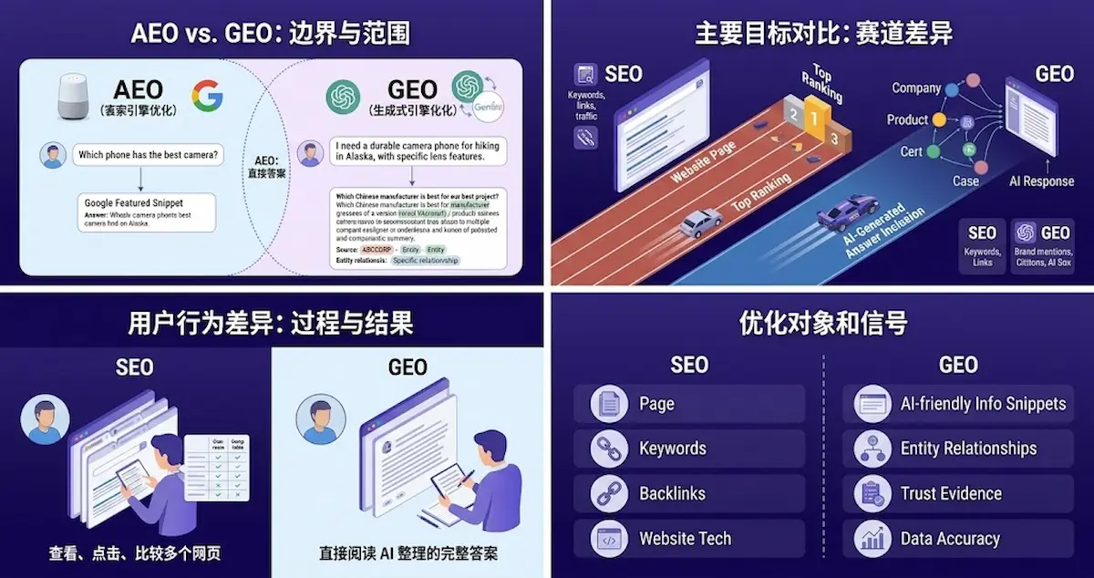 GEO和SEO有什么区别?