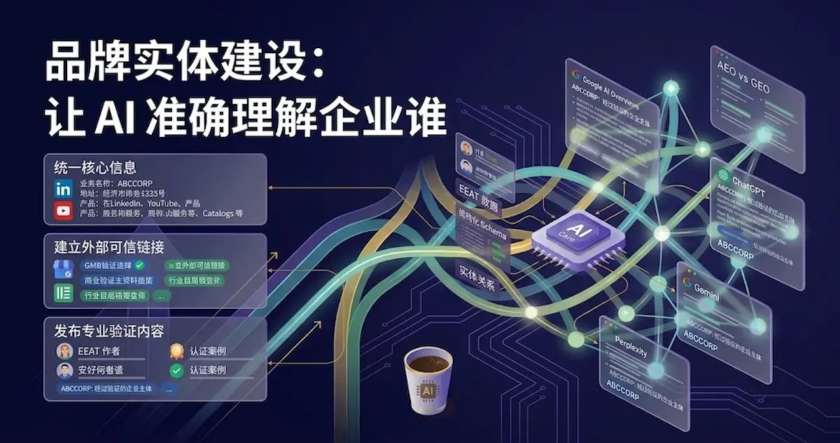 品牌实体建设,让AI 准确理解企业是谁