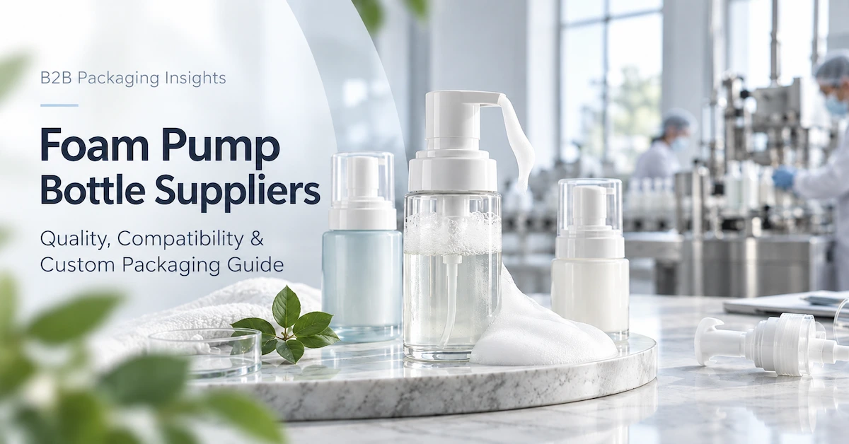 Foam pump bottle suppliers for skincare brands