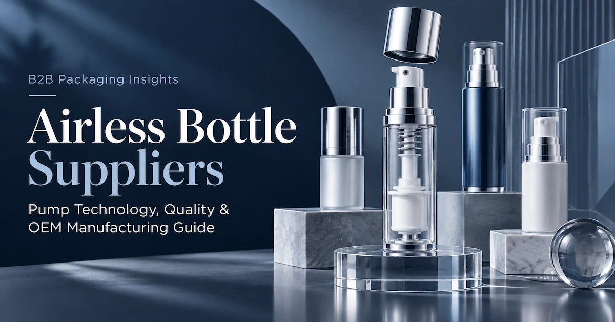 Airless bottle suppliers for skincare brands