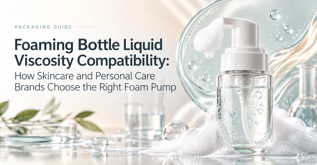 Foaming Bottle Liquid Viscosity Compatibility: How Skincare and Personal Care Brands Choose the Right Foam Pump