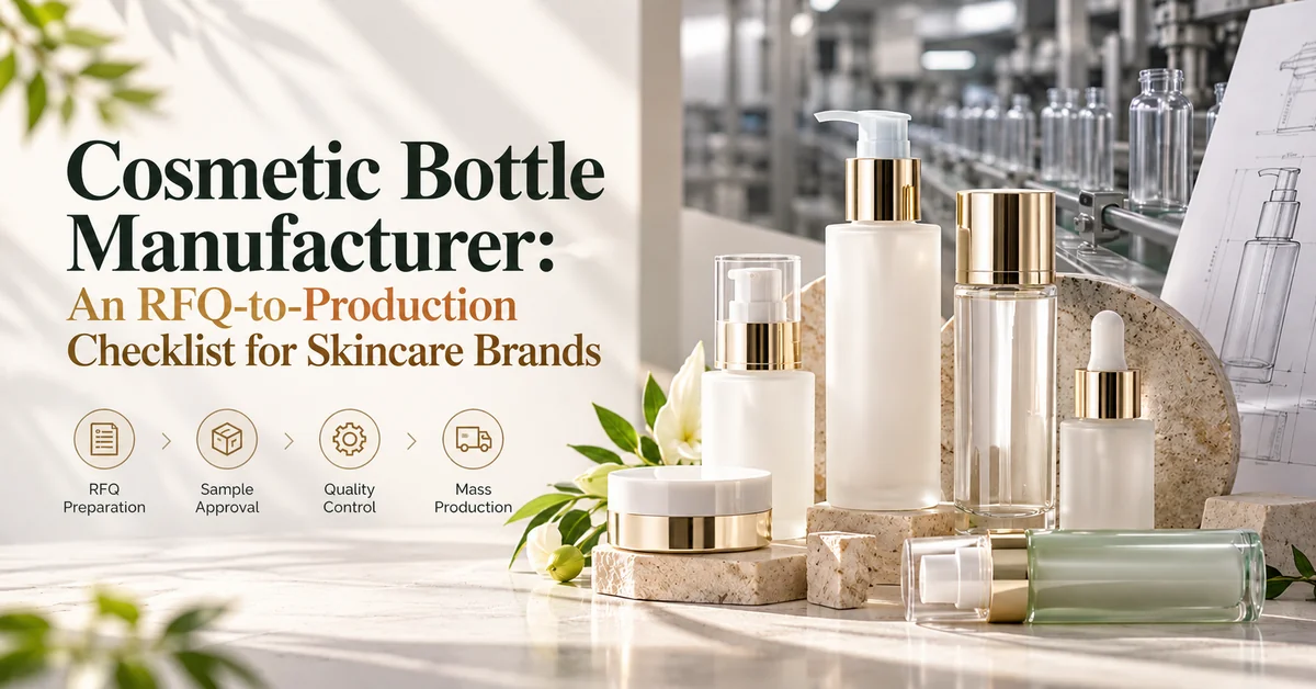 Cosmetic Bottle Manufacturer: An RFQ-to-Production Checklist for Skincare Brands
